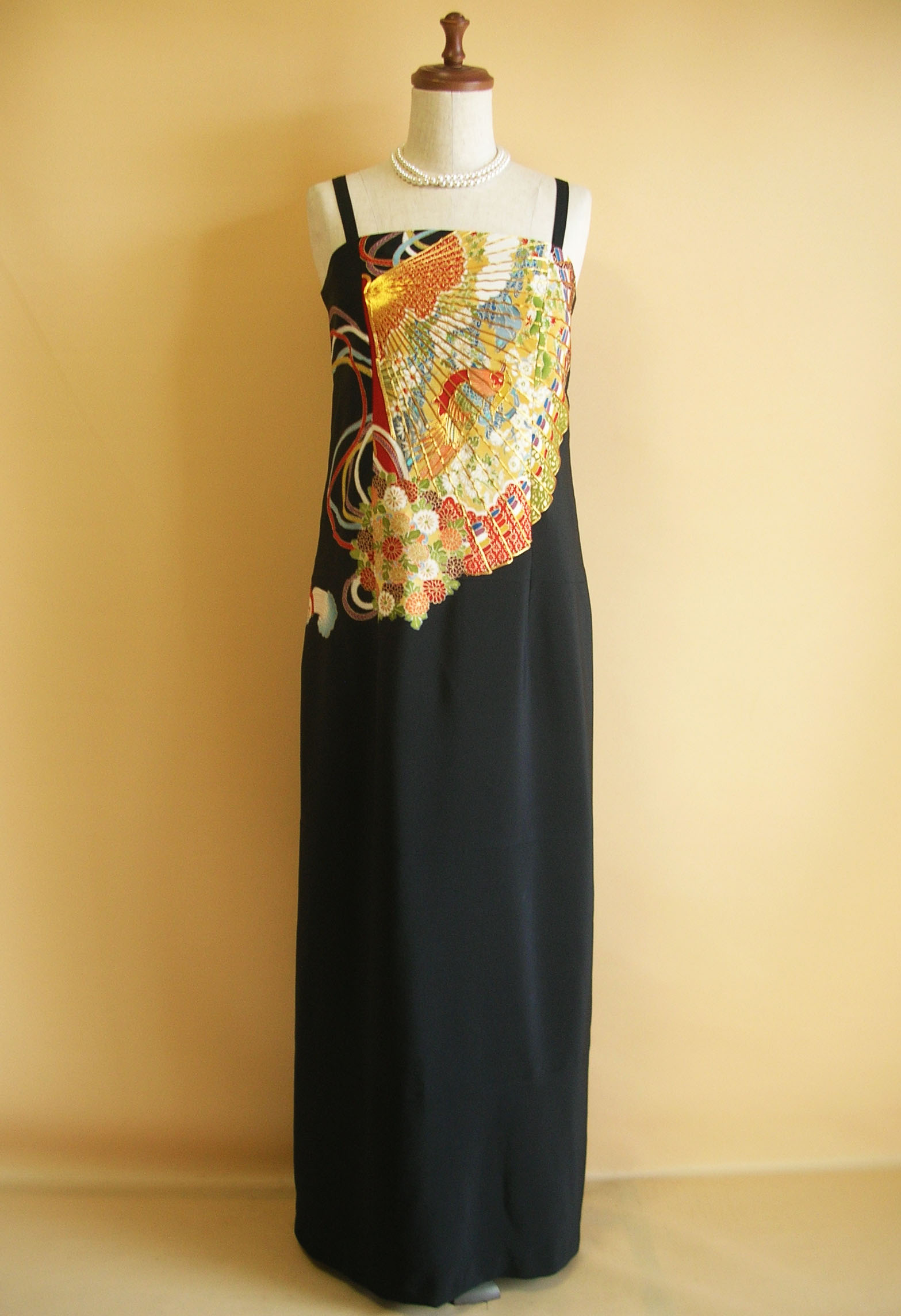 no,1379 | ロングドレス | 着物ドレス 着物リメイクドレス販売の専門店